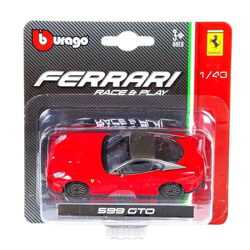 Miniatura Carro Ferrari 599 Gto 1/43 Vermelha Bburago 36001